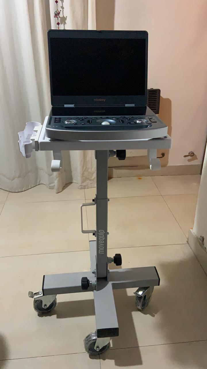 Carro plegable para ecógrafo mindray x7